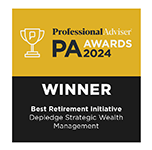 Winner: Best retirement Initiative. Professional Adviser Awards 2024