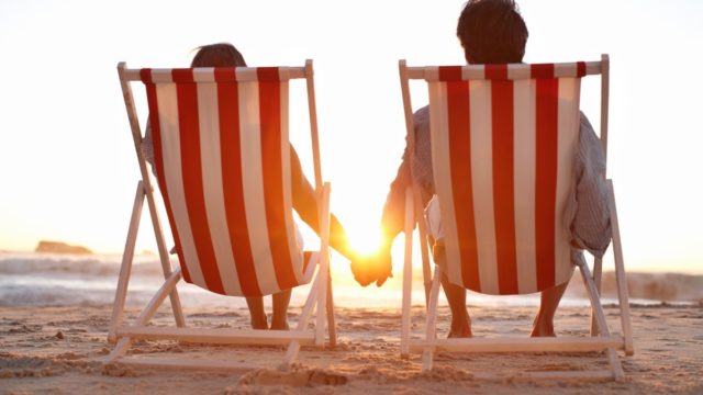 Couple on holiday. Retirement could be the longest holiday of your life.