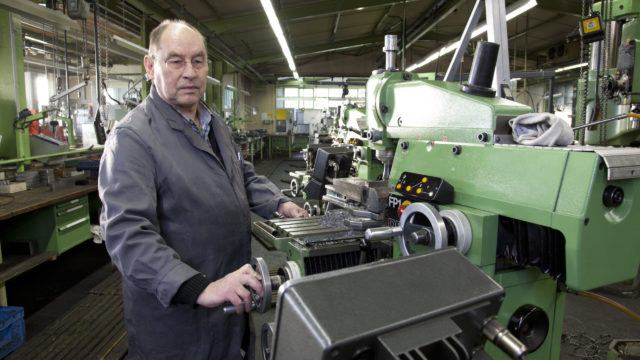 Man working in factory