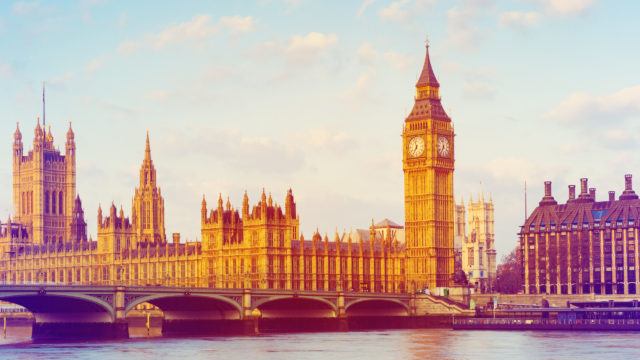 Westminster with the Houses of Parliament and Big Ben