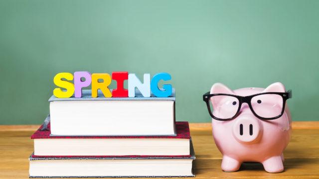 spring piggy bank