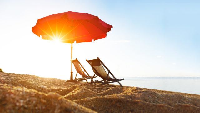 Beach chairs