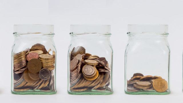 Five Savings Jars