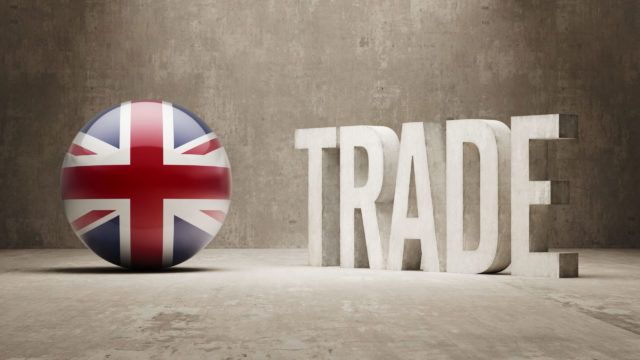 United Kingdom. Trade Concept.