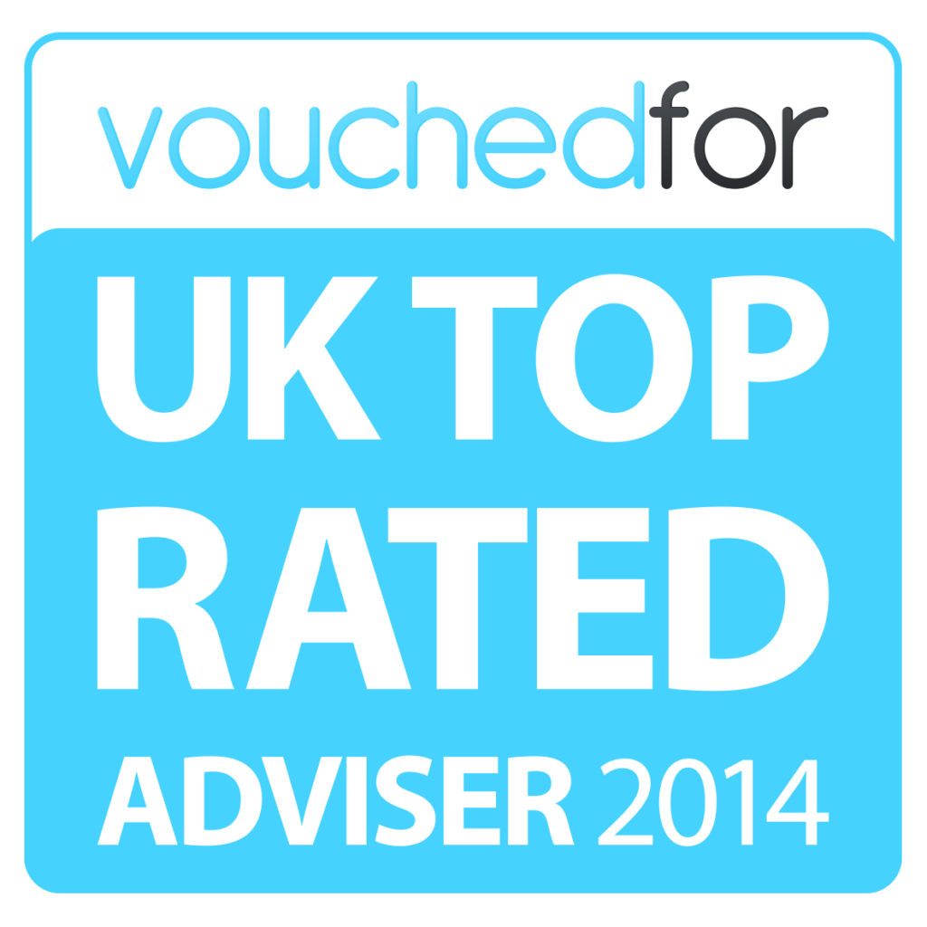 VouchedFor Top Rated Adviser 2014