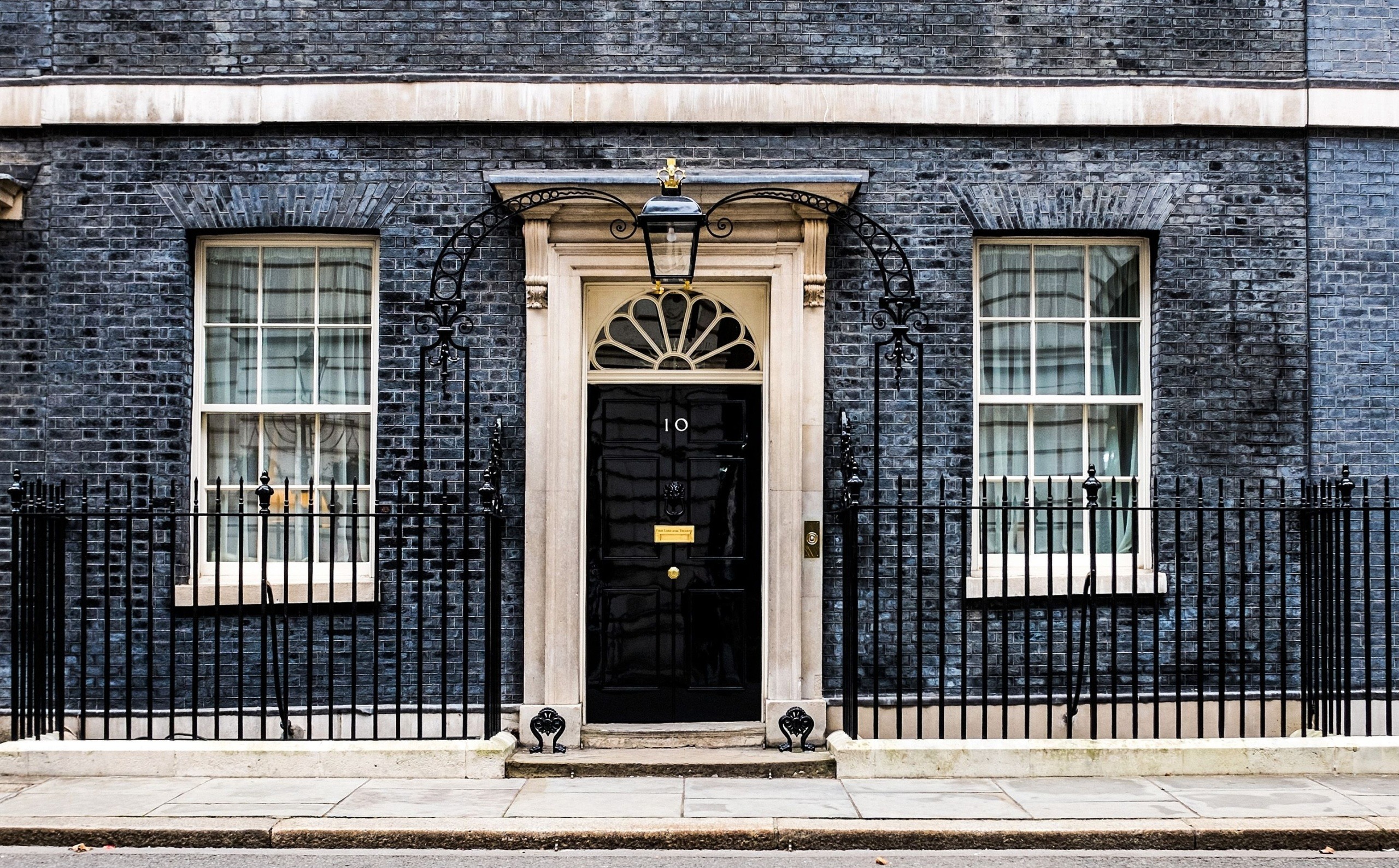 The front door of 10 Downing Street